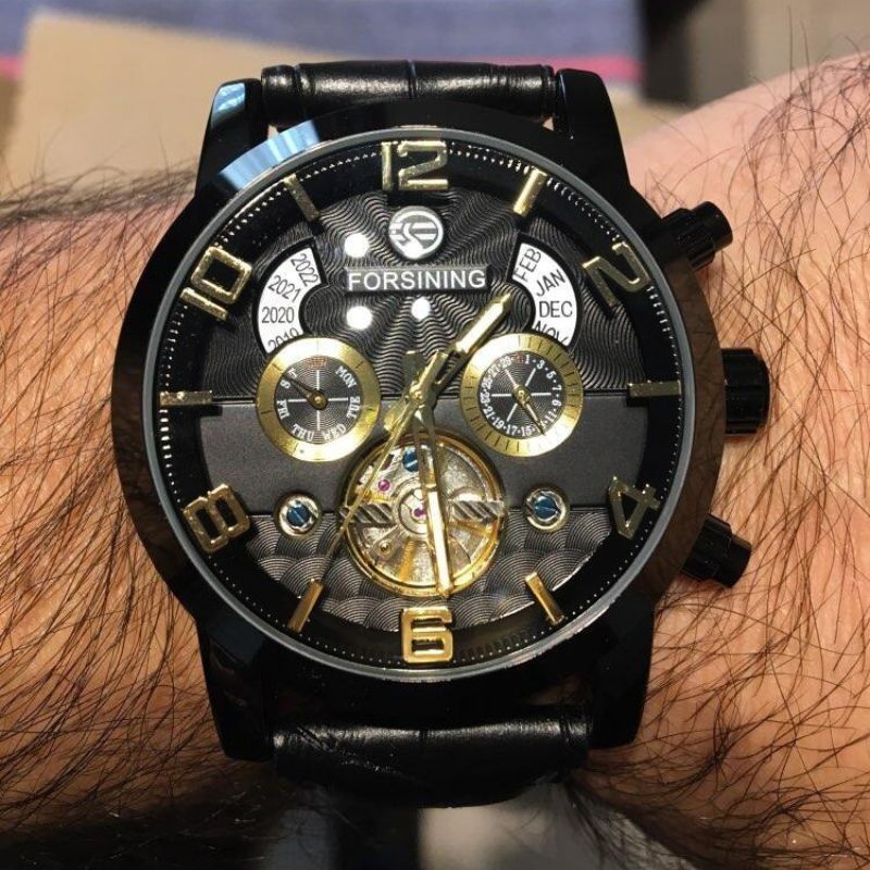 Luksus Tourbillon Automatisk Mekanisk Ur